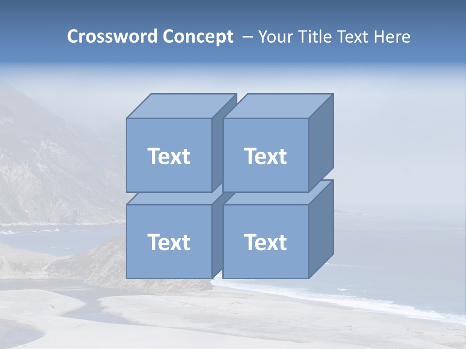 Blue Ocean Big PowerPoint Template