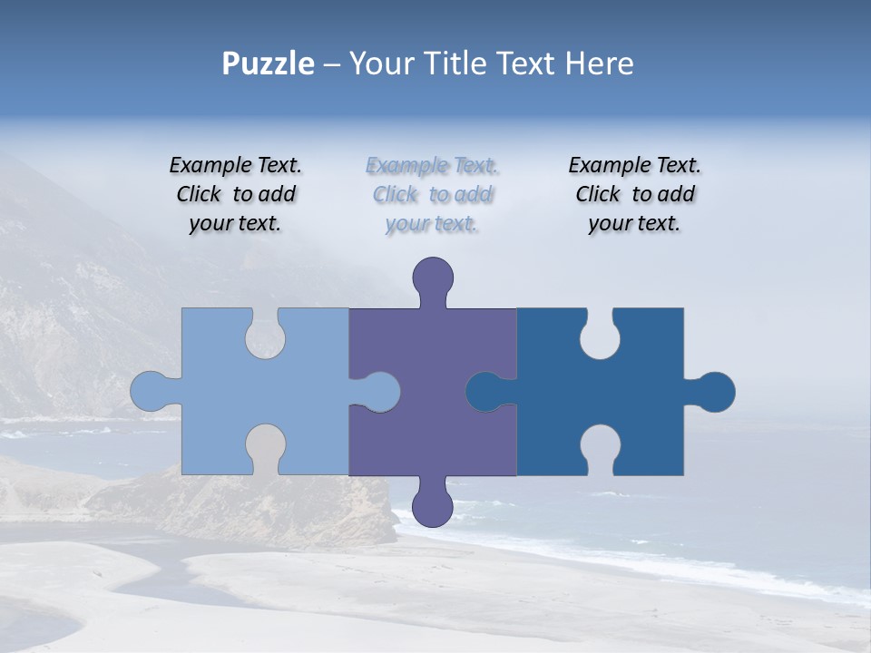 Blue Ocean Big PowerPoint Template