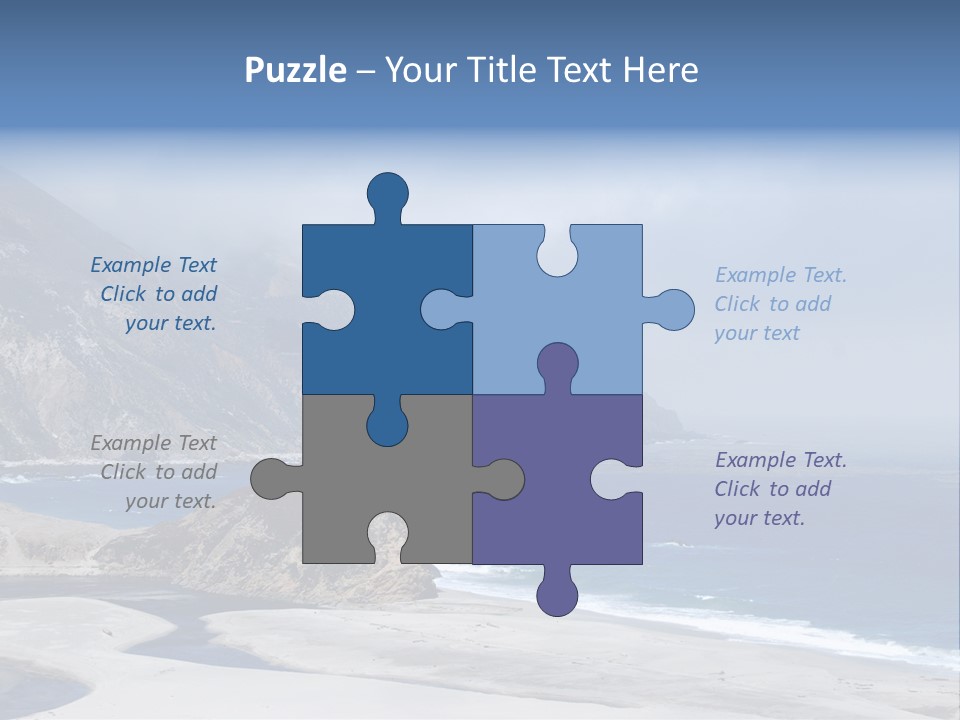 Blue Ocean Big PowerPoint Template