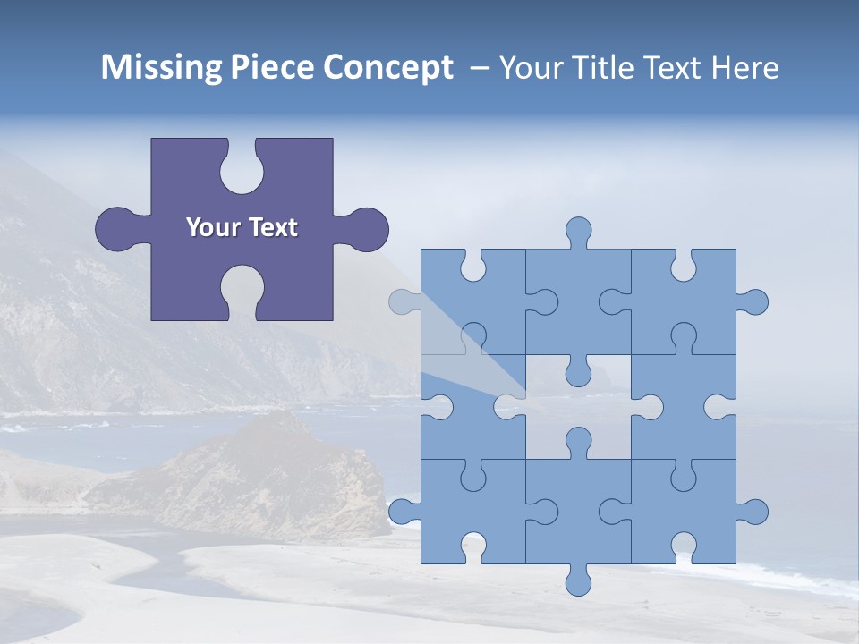 Blue Ocean Big PowerPoint Template