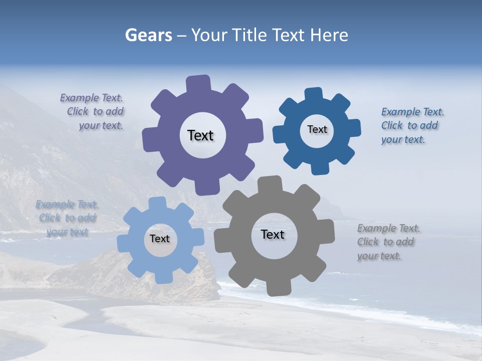 Blue Ocean Big PowerPoint Template