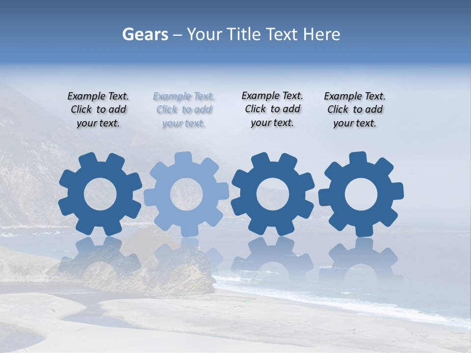 Blue Ocean Big PowerPoint Template