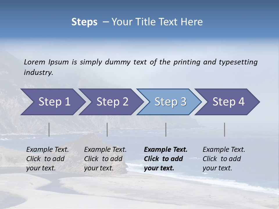 Blue Ocean Big PowerPoint Template