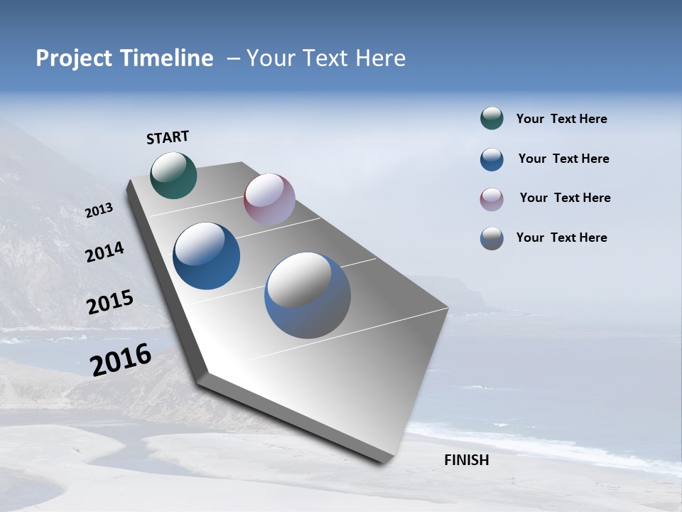 Blue Ocean Big PowerPoint Template