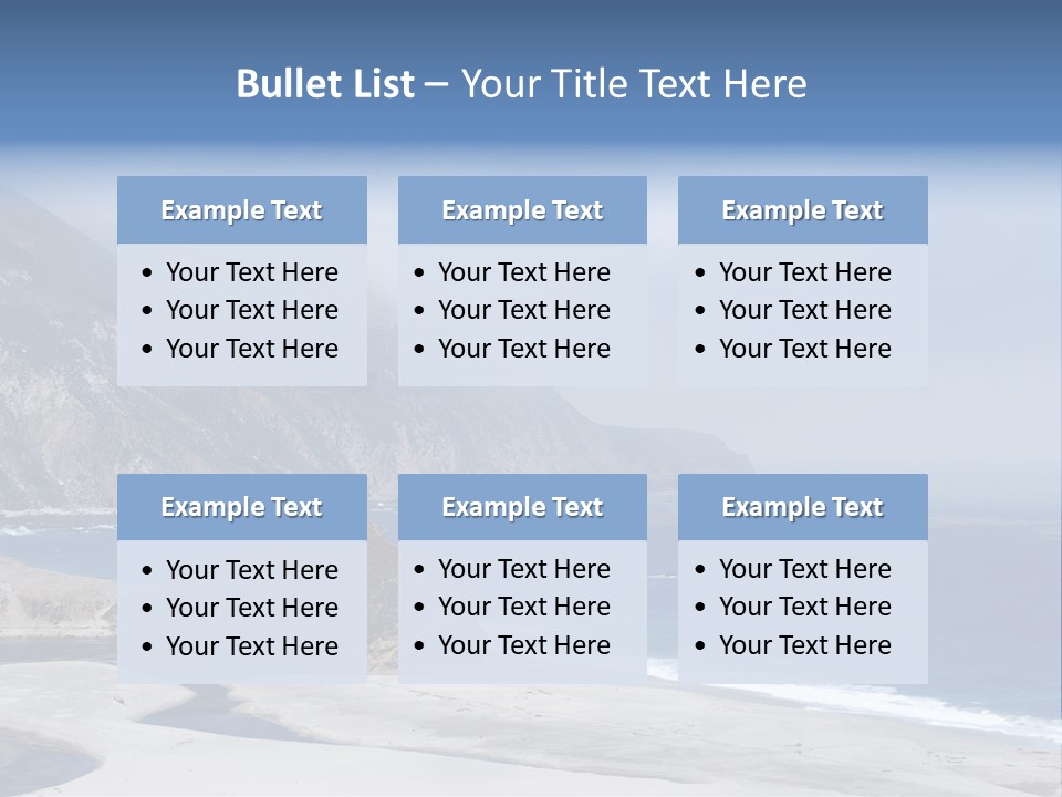 Blue Ocean Big PowerPoint Template