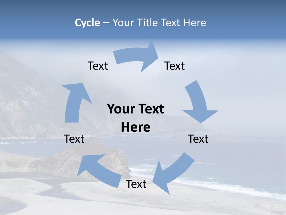 Blue Ocean Big PowerPoint Template