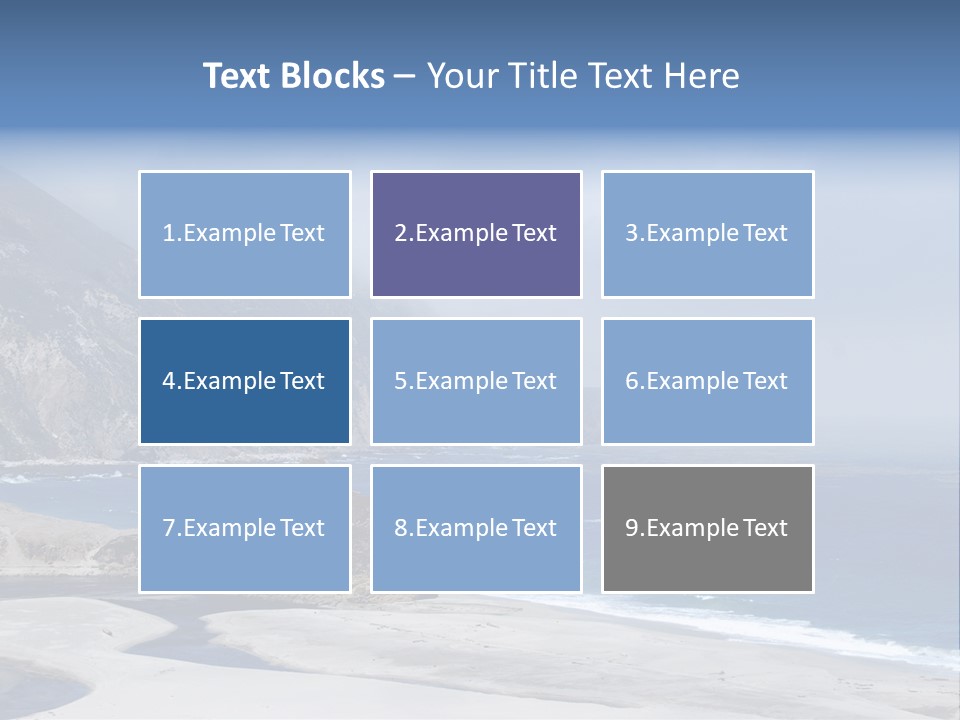 Blue Ocean Big PowerPoint Template