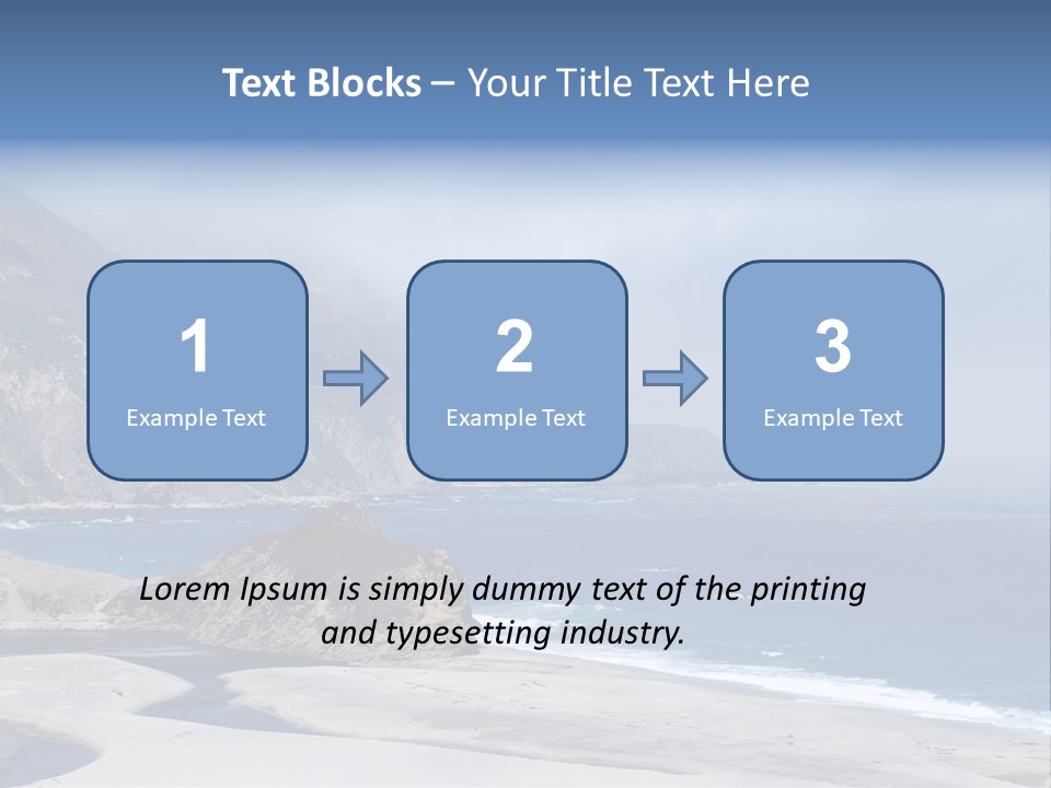 Blue Ocean Big PowerPoint Template