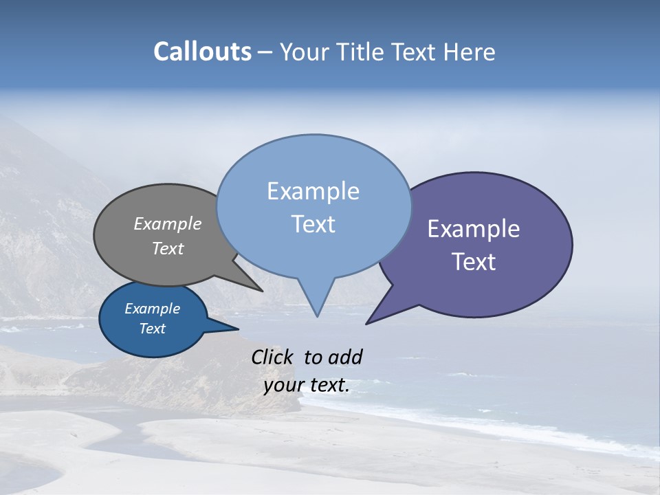 Blue Ocean Big PowerPoint Template