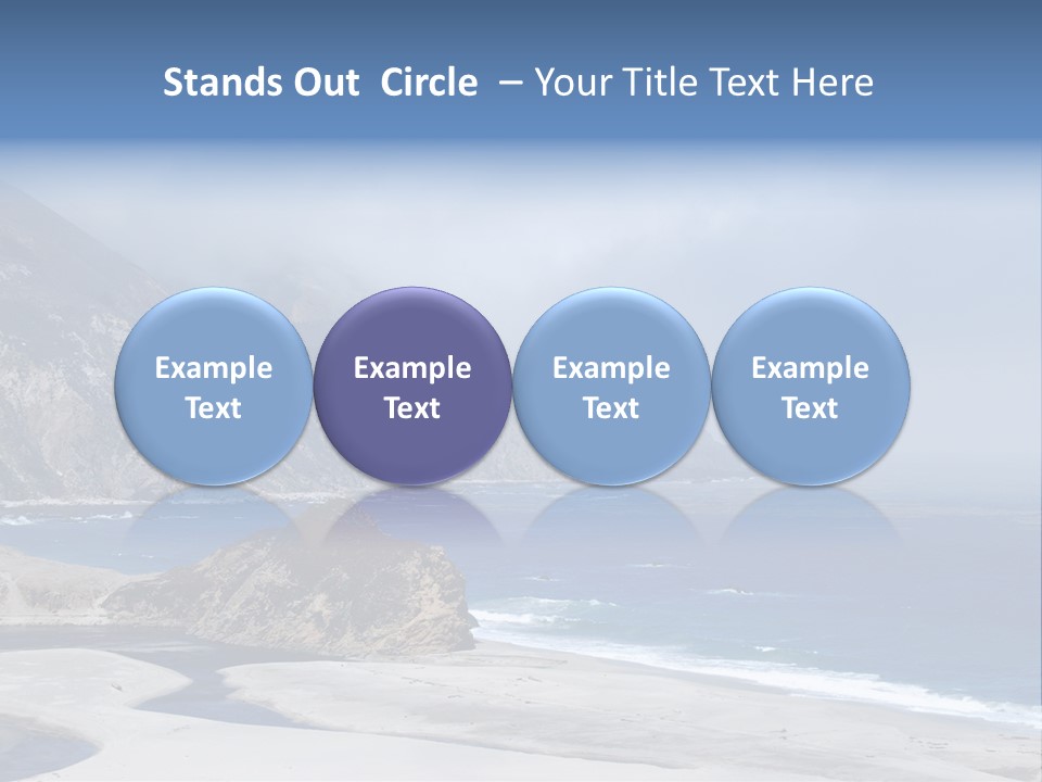 Blue Ocean Big PowerPoint Template