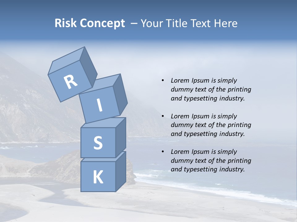 Blue Ocean Big PowerPoint Template