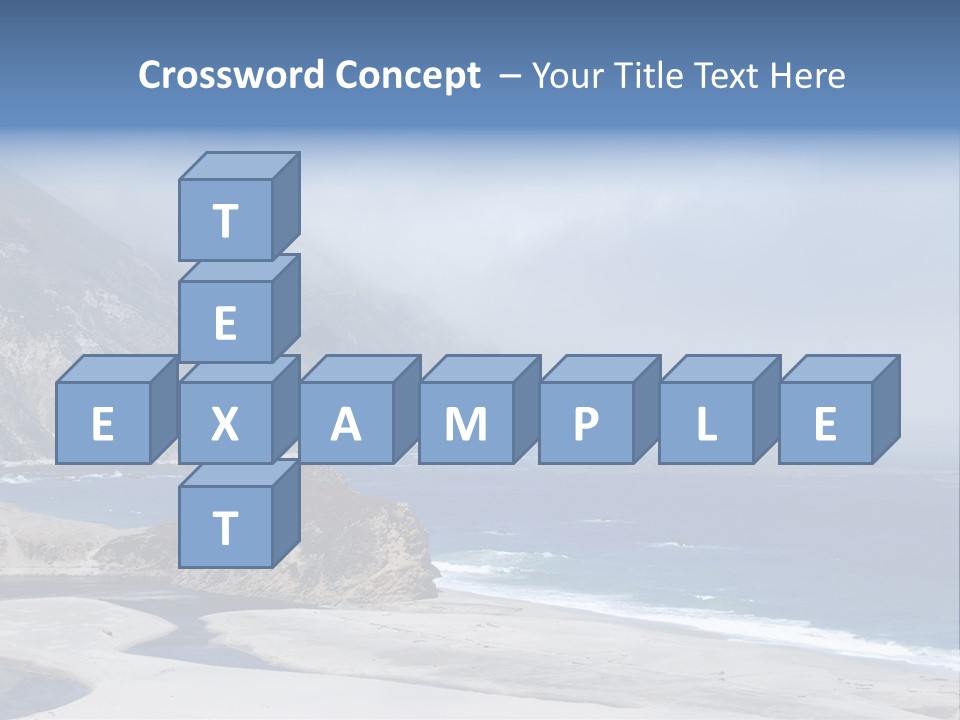Blue Ocean Big PowerPoint Template