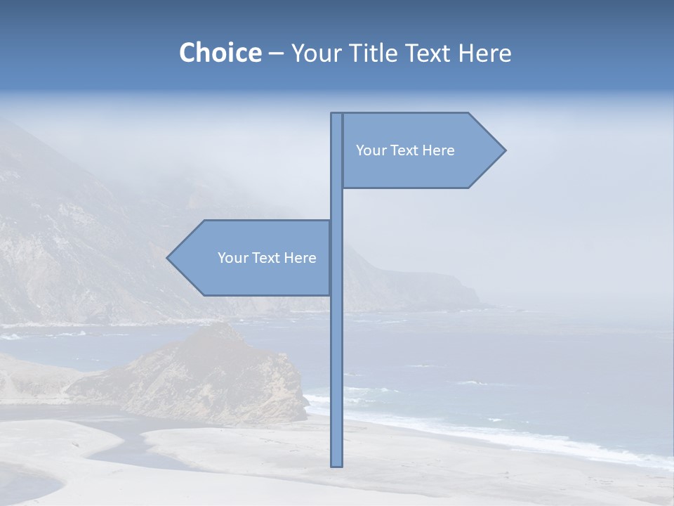 Blue Ocean Big PowerPoint Template