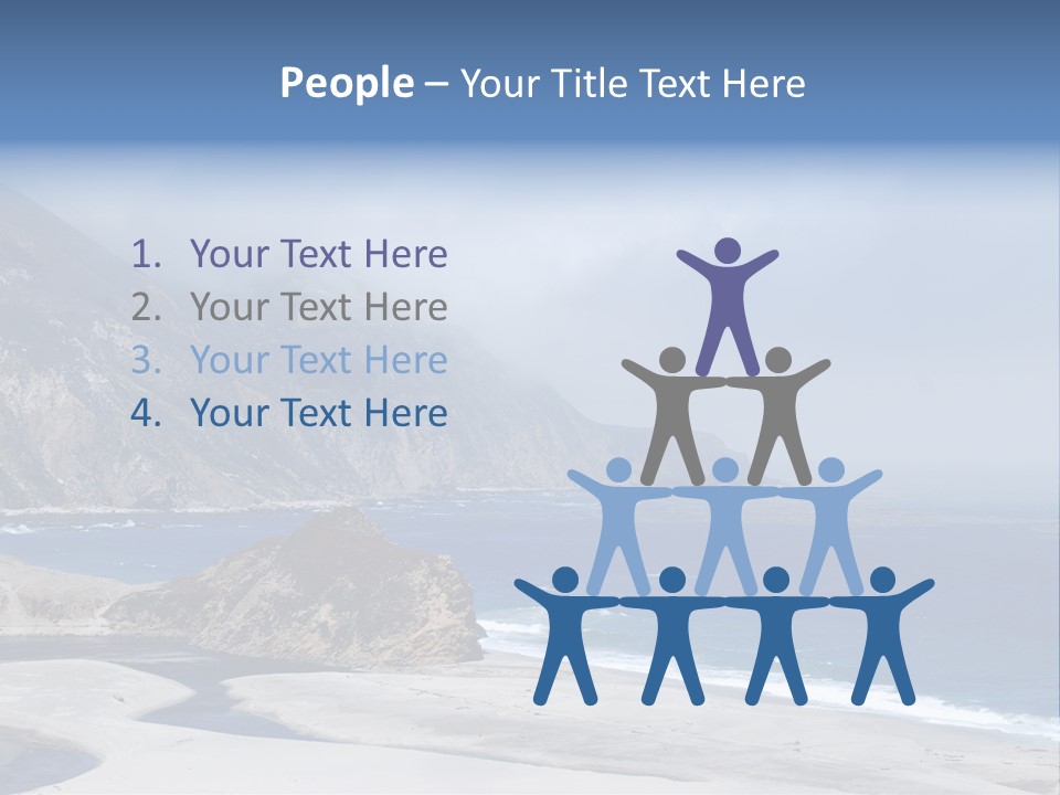 Blue Ocean Big PowerPoint Template