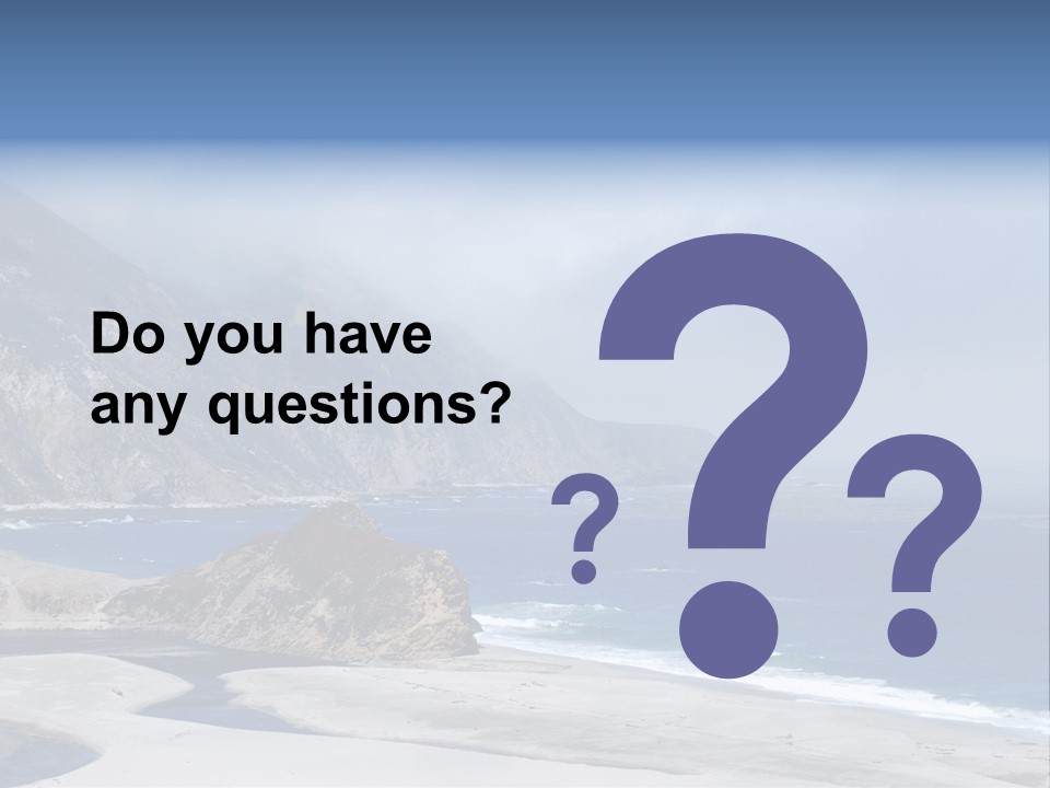 Blue Ocean Big PowerPoint Template