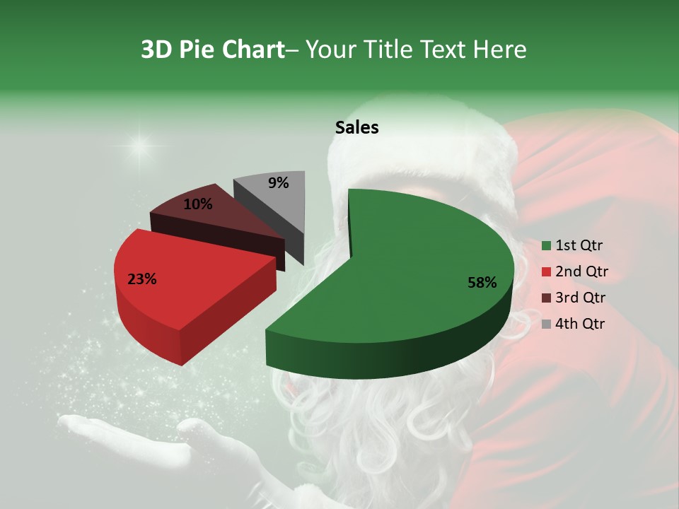 Lifestyle Attractive Breakdancer PowerPoint Template