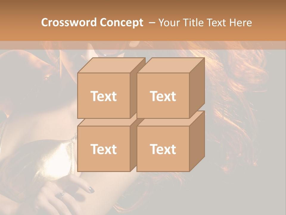 Copyspace Lady Dance PowerPoint Template