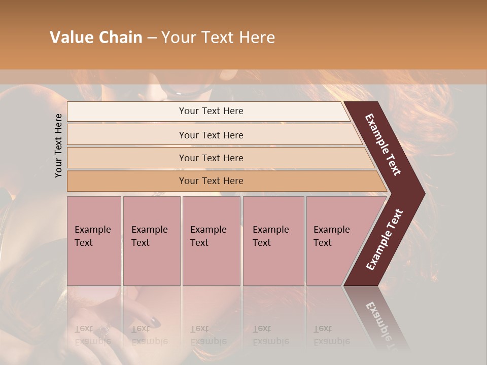 Copyspace Lady Dance PowerPoint Template