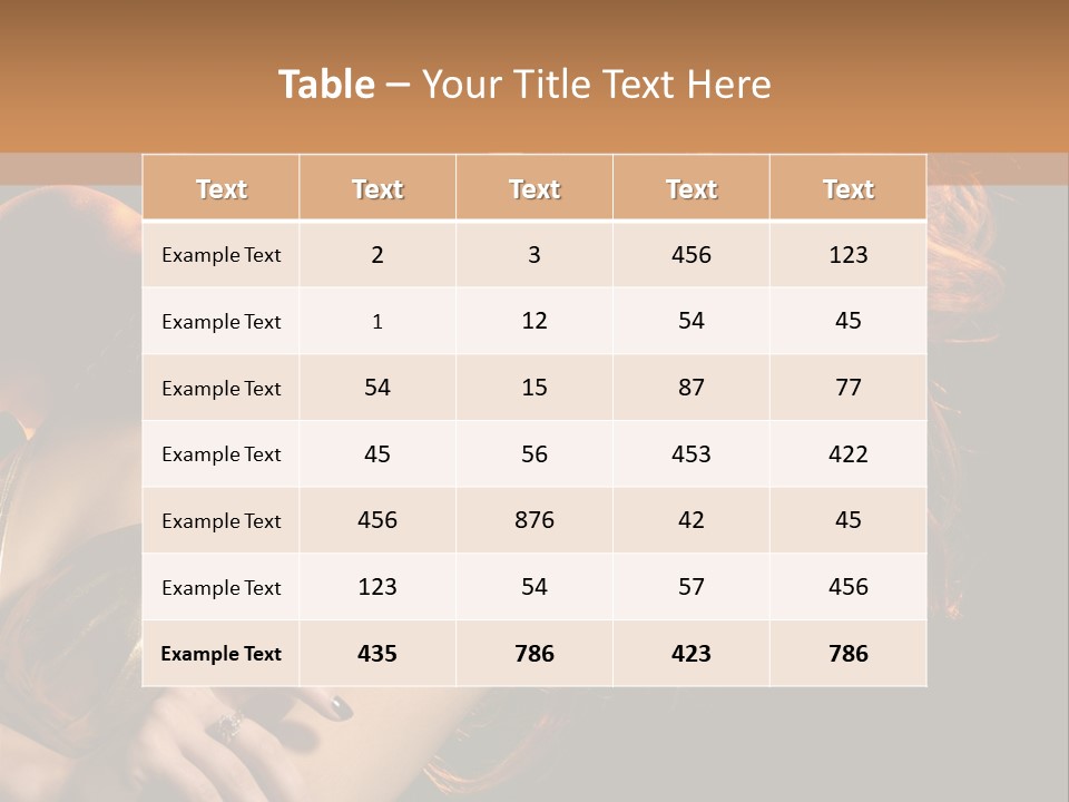Copyspace Lady Dance PowerPoint Template