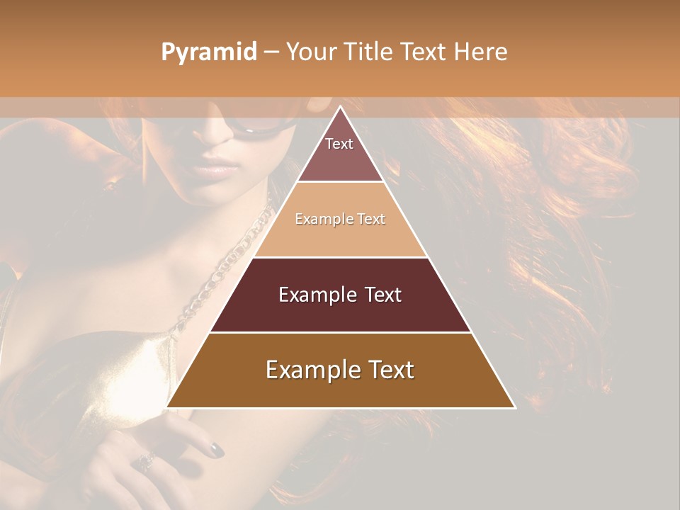 Copyspace Lady Dance PowerPoint Template