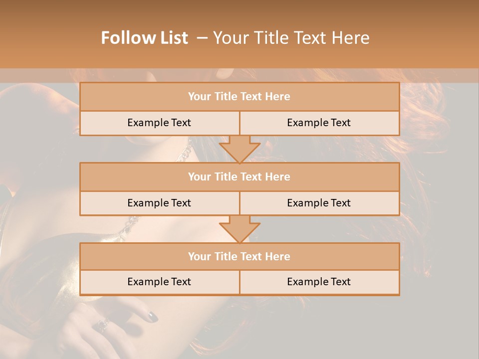 Copyspace Lady Dance PowerPoint Template