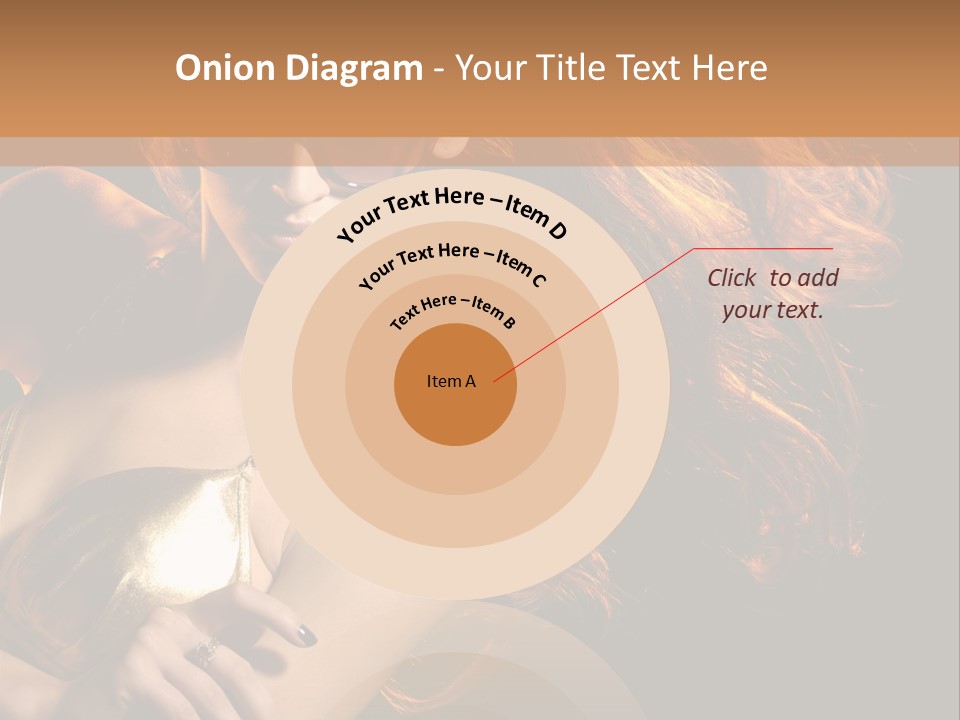 Copyspace Lady Dance PowerPoint Template