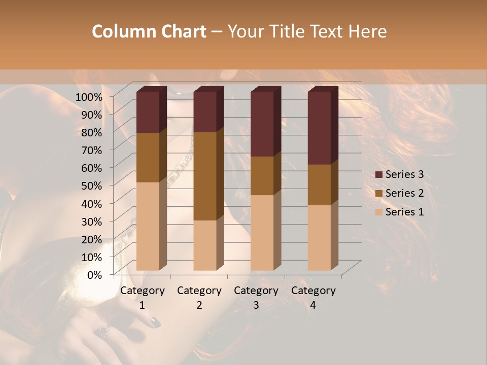 Copyspace Lady Dance PowerPoint Template