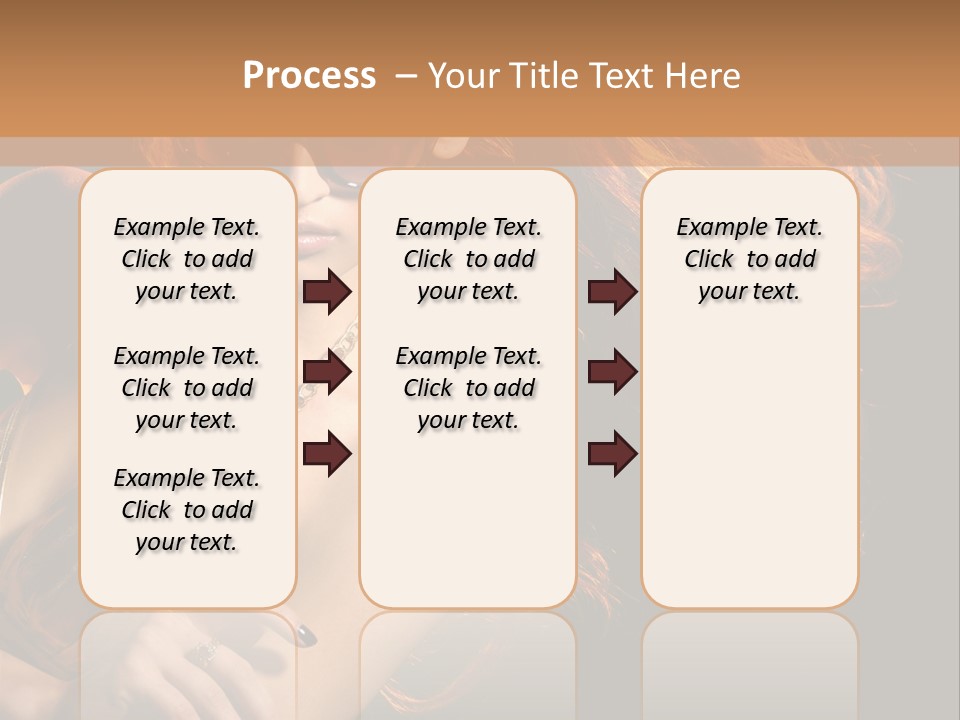 Copyspace Lady Dance PowerPoint Template