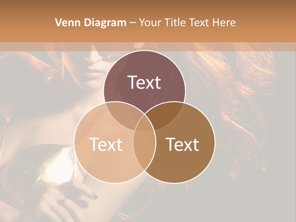 Copyspace Lady Dance PowerPoint Template