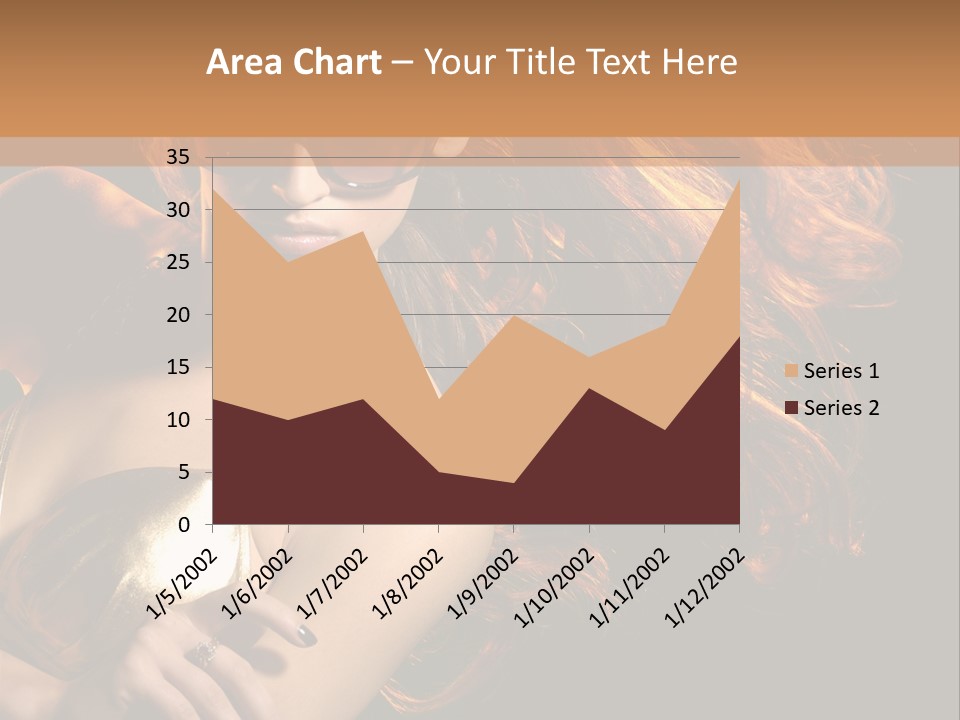 Copyspace Lady Dance PowerPoint Template