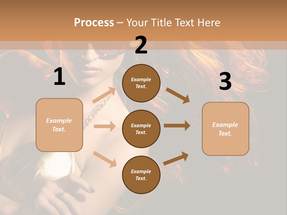 Copyspace Lady Dance PowerPoint Template