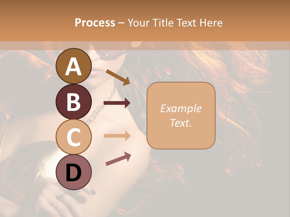 Copyspace Lady Dance PowerPoint Template