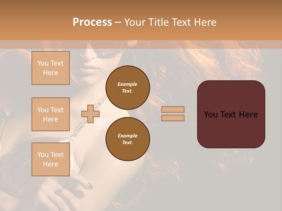 Copyspace Lady Dance PowerPoint Template