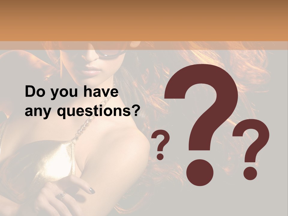 Copyspace Lady Dance PowerPoint Template