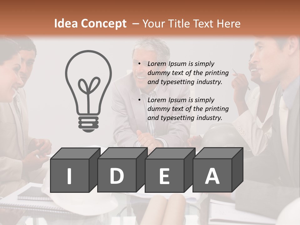 Man Designer Manager PowerPoint Template