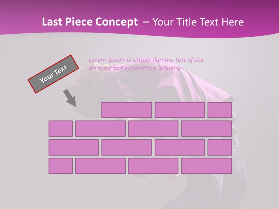 A Skateboarder In A Purple Shirt Is Doing A Trick PowerPoint Template