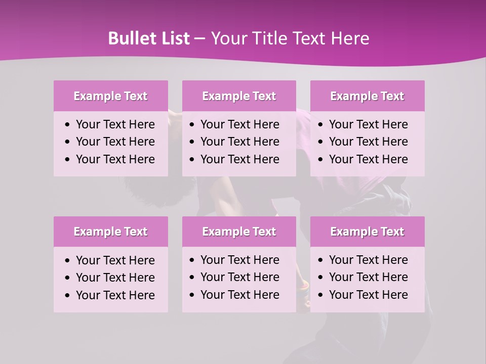 A Skateboarder In A Purple Shirt Is Doing A Trick PowerPoint Template