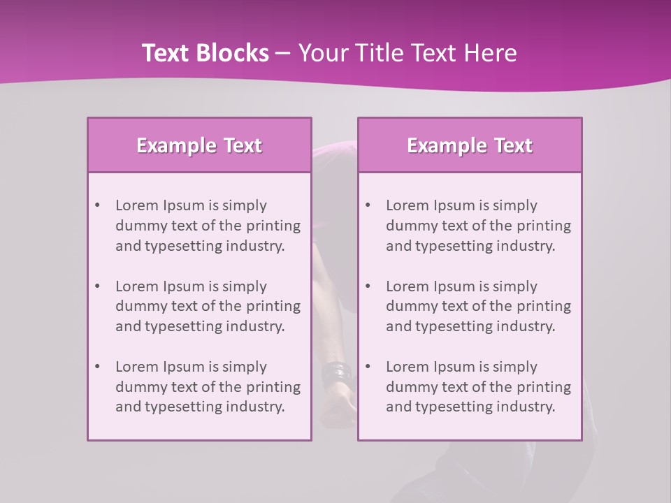 A Skateboarder In A Purple Shirt Is Doing A Trick PowerPoint Template