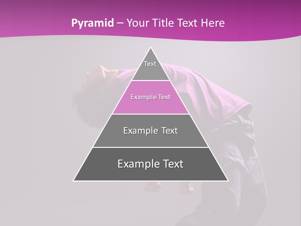 A Skateboarder In A Purple Shirt Is Doing A Trick PowerPoint Template