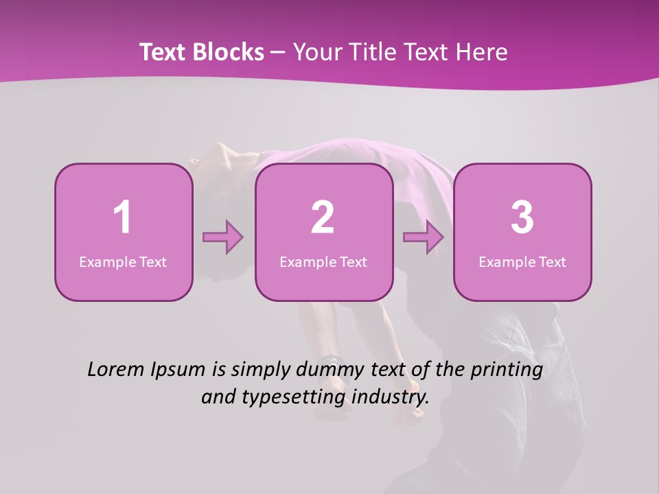 A Skateboarder In A Purple Shirt Is Doing A Trick PowerPoint Template