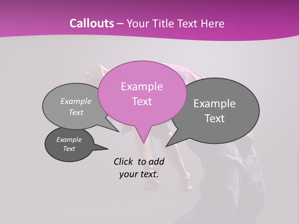 A Skateboarder In A Purple Shirt Is Doing A Trick PowerPoint Template