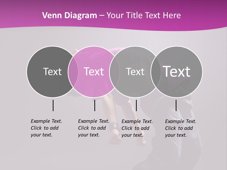 A Skateboarder In A Purple Shirt Is Doing A Trick PowerPoint Template