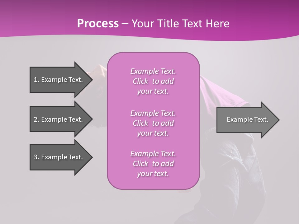 A Skateboarder In A Purple Shirt Is Doing A Trick PowerPoint Template