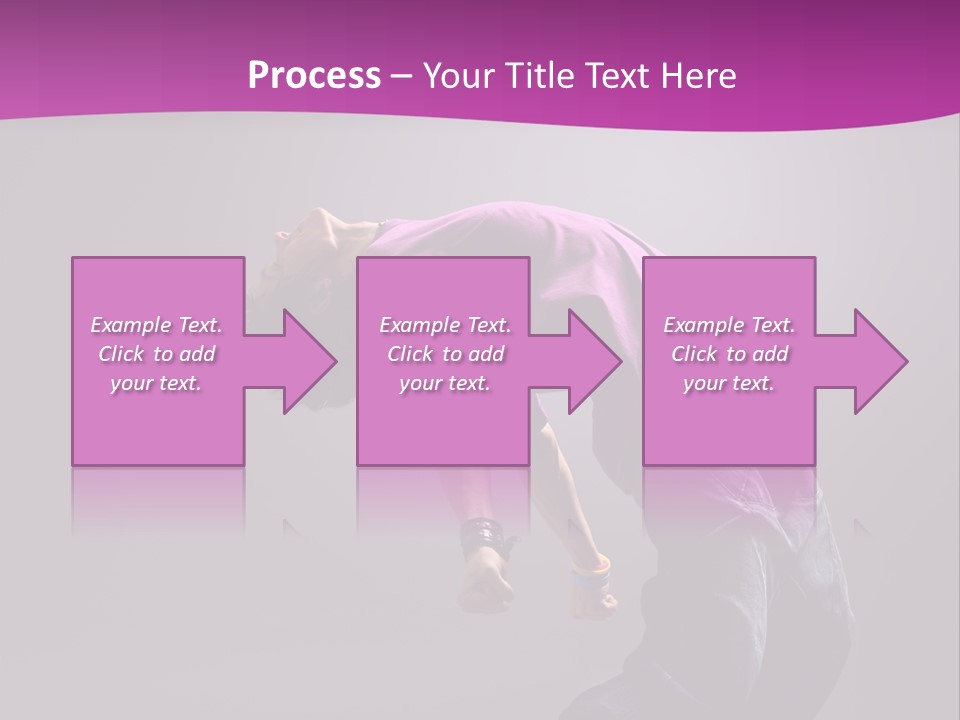 A Skateboarder In A Purple Shirt Is Doing A Trick PowerPoint Template
