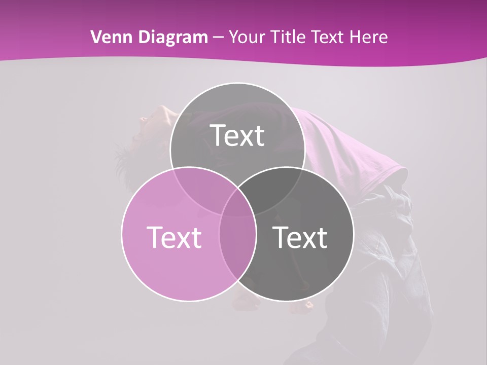 A Skateboarder In A Purple Shirt Is Doing A Trick PowerPoint Template