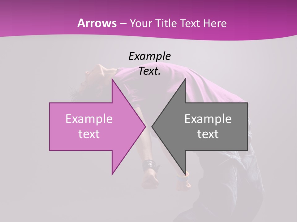 A Skateboarder In A Purple Shirt Is Doing A Trick PowerPoint Template