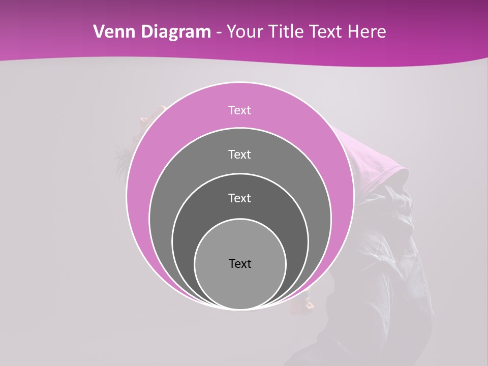 A Skateboarder In A Purple Shirt Is Doing A Trick PowerPoint Template