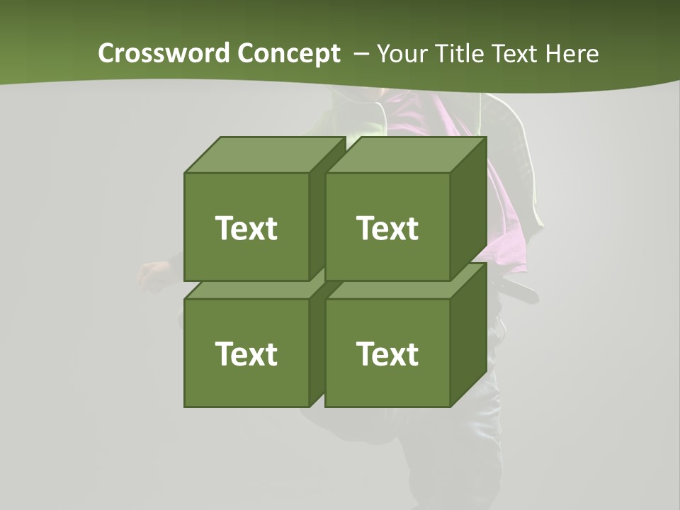 Lifestyle Attractive Breakdancer PowerPoint Template