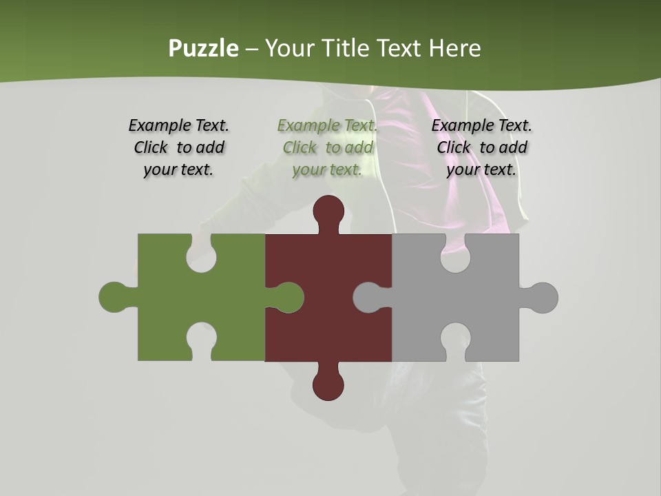 Lifestyle Attractive Breakdancer PowerPoint Template