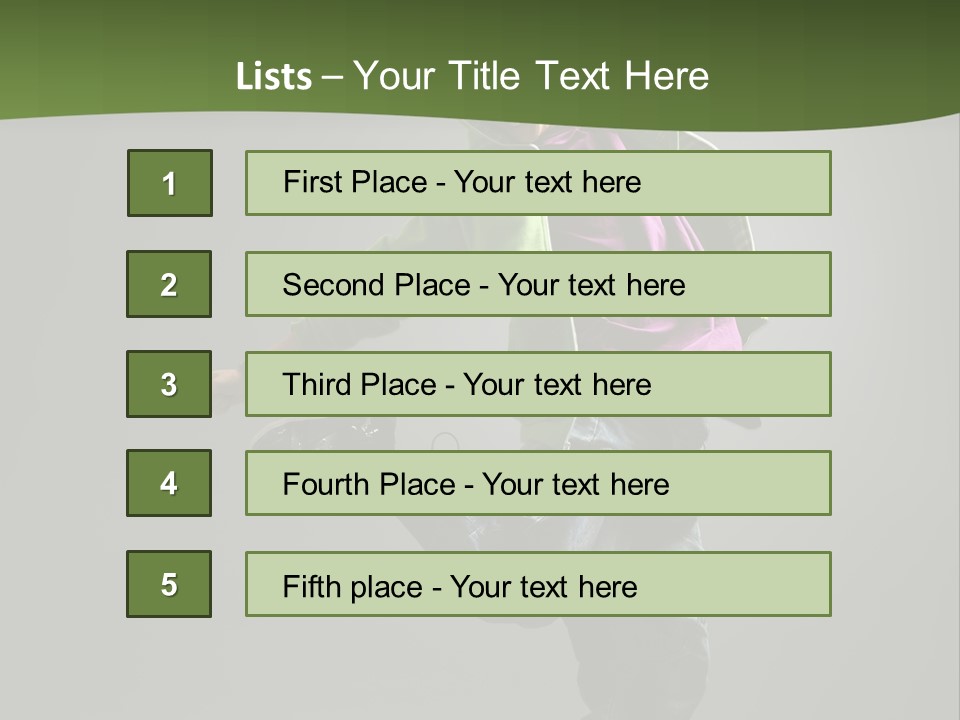 Lifestyle Attractive Breakdancer PowerPoint Template